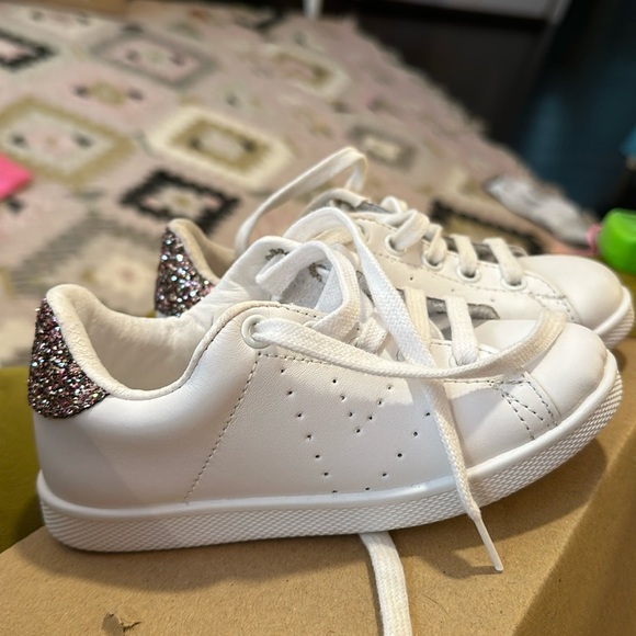 calzados victoria Other - NEW Victoria Kids Girls Youth Leather Glitter Tennis Shoes Sneakers